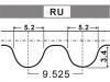 Steuerriemen Timing Belt:21116-1006040