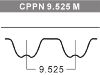 Correa dentada Timing Belt:0816.E2